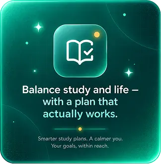 Balance study and life — with a plan that actually works